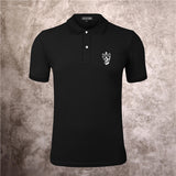 Men's Polo Shirt Skull Classic Black Polos