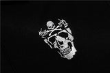 Men's Polo Shirt Skull Classic Black Polos