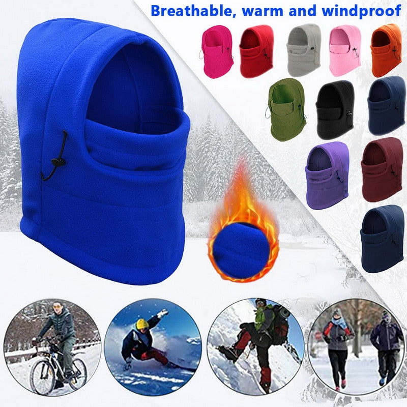 Winter Warm Fleece Balaclava Unisex Hat