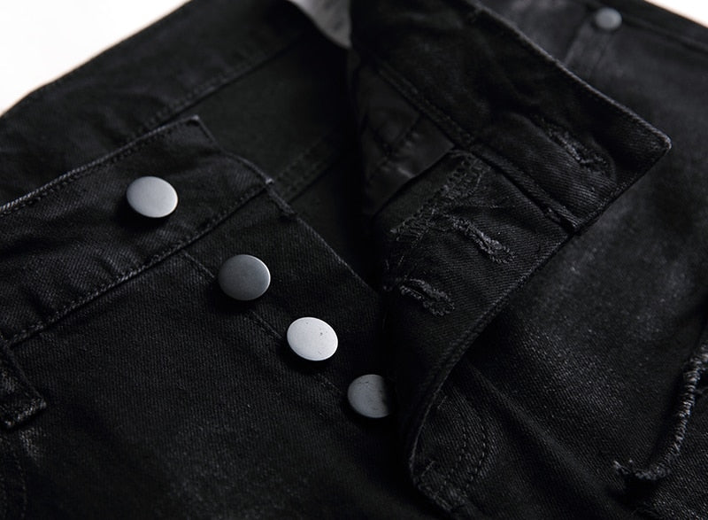 Streetwear Comfortable Men's Designer Denim Pants
