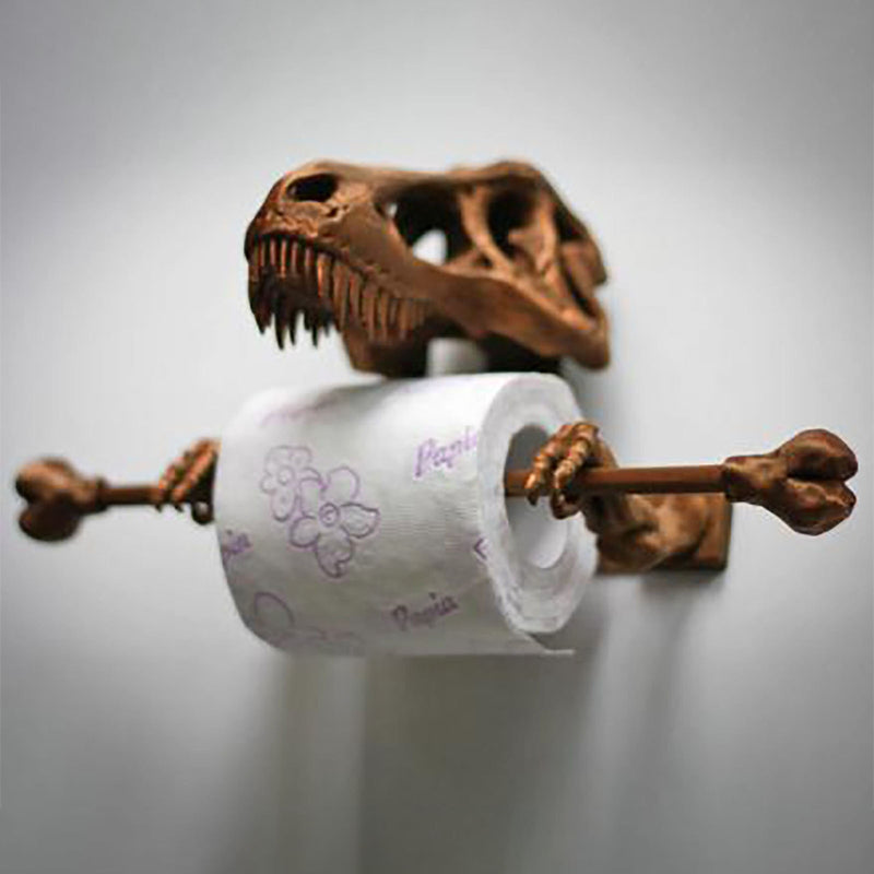 Dinosaur Skull Toilet Paper Holder