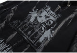Gothic Skull Print Hoodie Sweatshirt Streetwear