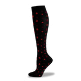 Skull Pattern Sports Compression Socks  for Fatigue Relief