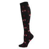 Skull Pattern Sports Compression Socks  for Fatigue Relief