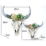 Resin Longhorn Cow Skull Head Wall for Home Decor