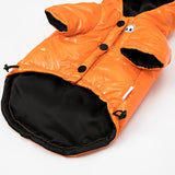 Waterproof Winter Dog Clothes Spitz Jacket with Hood