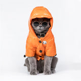 Waterproof Winter Dog Clothes Spitz Jacket with Hood