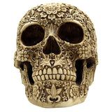Modern Resin Statue Carved Skull Decor