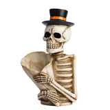 Skeleton Statue Storage Tube for Desktop