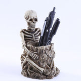 Resin Skeleton Pen / Makeup Brush / Pencil Storage Holder