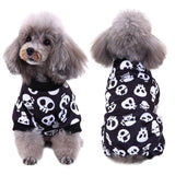 Skull Printed  Pet Jumpsuit