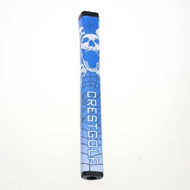 CRESTGOLF Skull & Spider Pistol Golf Putter Grip GTR 2.0 PU Leather  Anti-Slip Ultralight Grips