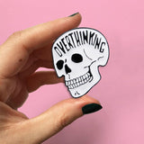 Gothic Punk Skull Hard Enamel Pin