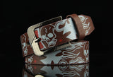 Punk Rock Skull PU Leather Belt