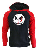 Streetwear Hoodie Jack Skellington Evil Face Punk Sweatshirt