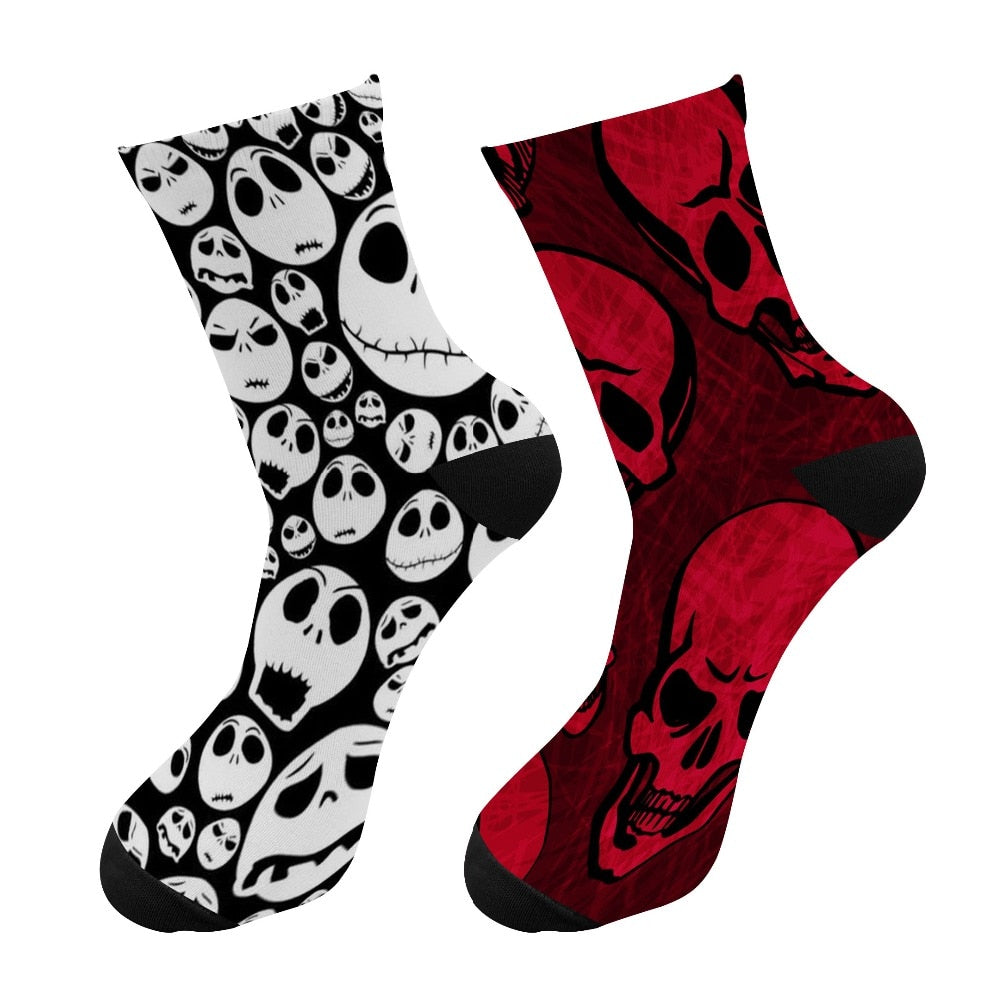 3D  Men's Skeleton Crew Socks