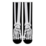 Men'S 3D Printed Skull Foot X Ray Crew Socks