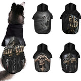3D Skull Pet Hoodie Coat