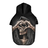 3D Skull Pet Hoodie Coat
