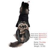 3D Skull Pet Hoodie Coat