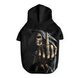 3D Skull Pet Hoodie Coat